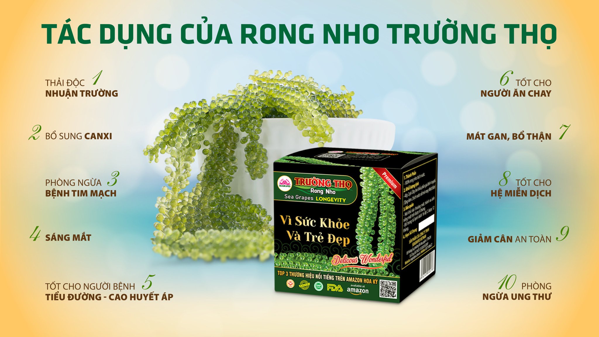 Tại sao phải dùng thử rong nho 1 lần trong đời?