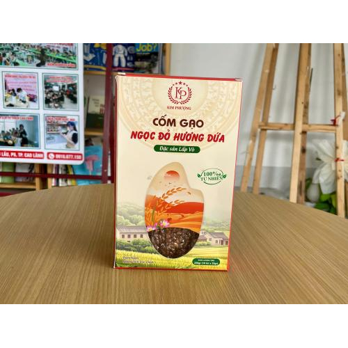 Cốm Gạo Ngọc Đỏ Hương Dứa