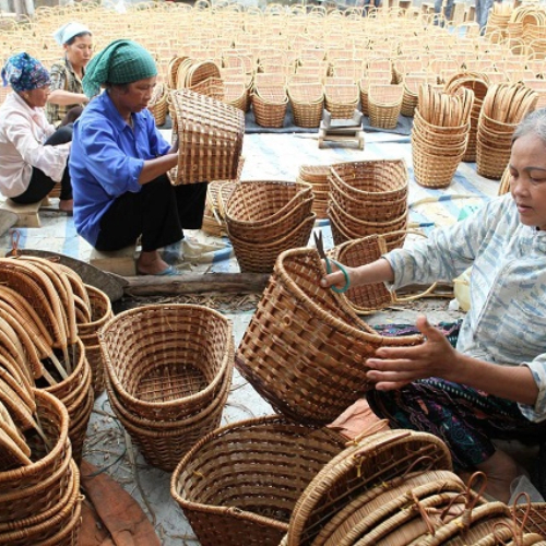 Làng Nghề Mây Tre Đan Hùng Mỹ