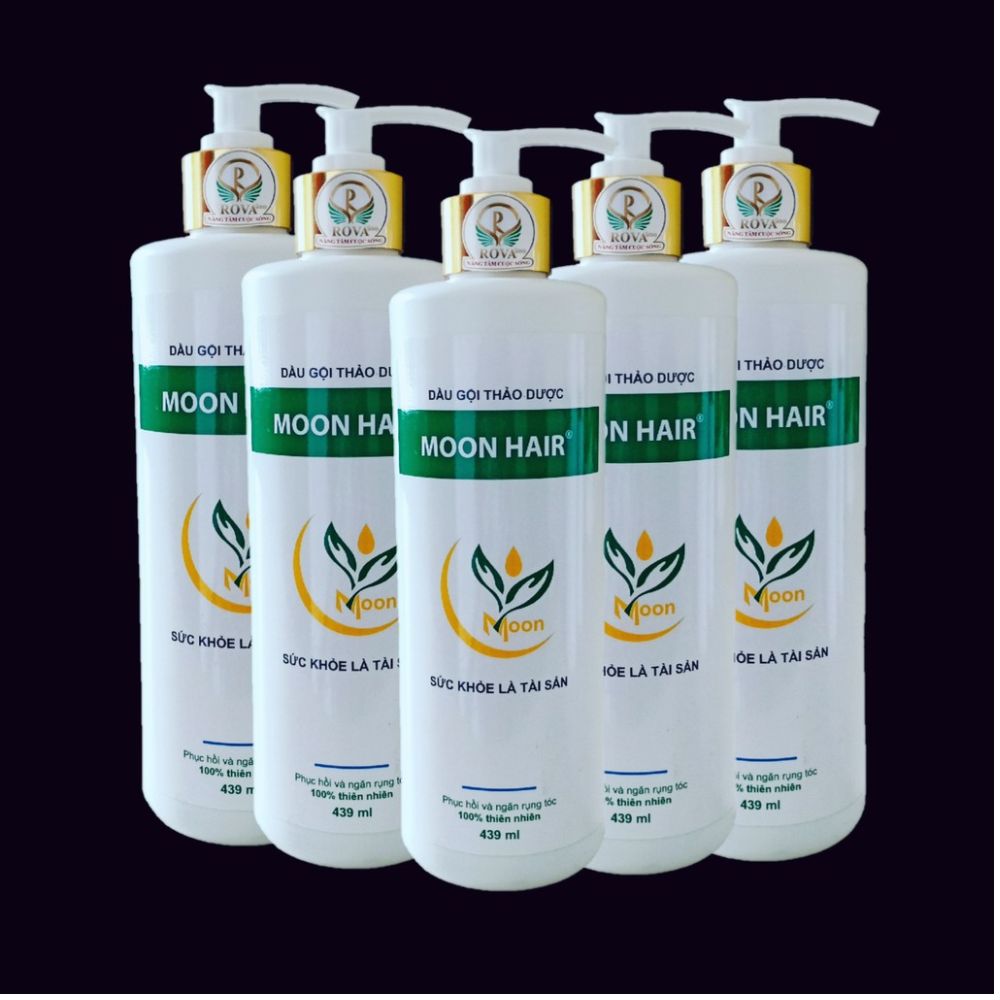 Dầu Gội Xả Thảo Dược Moon Hair - 439ml - Giải Pháp Chăm Sóc Tóc Tự Nhiên