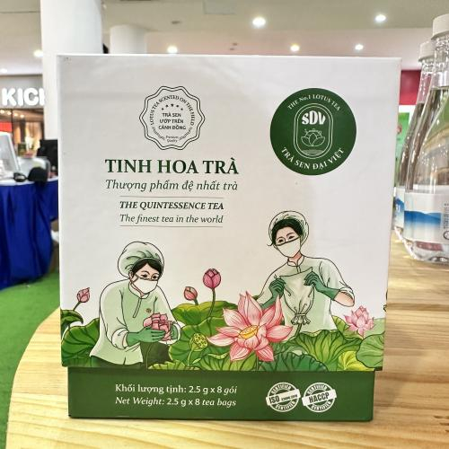 Trà Sen Đại Việt - Hương Vị Trà Sen Ngâm Ngất