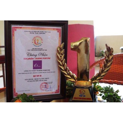 Giấy chứng nhận Sản Phẩm – Dịch Vụ Tốt Nhất Vì Người Tiêu Dùng 2016 ĐẠT TOP 30