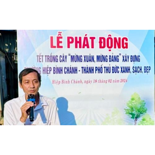 HANE Trao Tặng Cây Xanh Cho Tết Trồng Cây “MỪNG XUÂN, MỪNG ĐẢNG” 2024 Tại Phường Hiệp Bình Chánh, TP. Thủ Đức