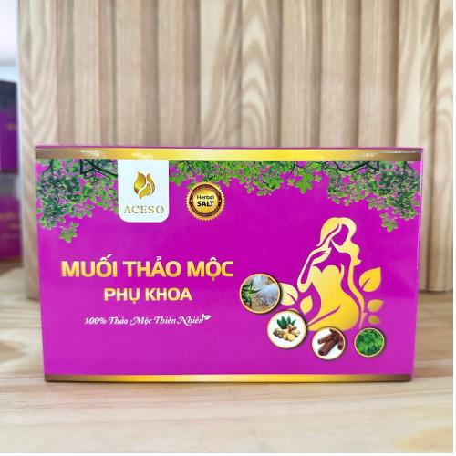 Muối Thảo Mộc Phụ Khoa Aceso - Hộp 1kg - Giải Pháp Chăm Sóc Sức Khỏe Phụ Nữ