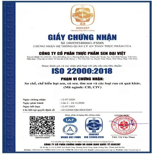 Công Ty Cổ Phần Thực Phẩm Sen Đại Việt