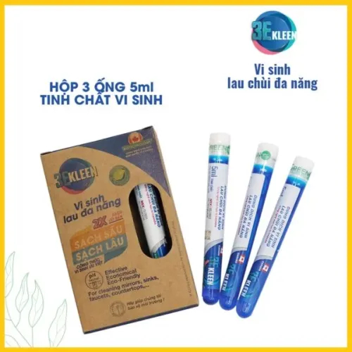 3. Cách Sử Dụng Bộ Vi Sinh Lau Đa Năng 3E Kleen