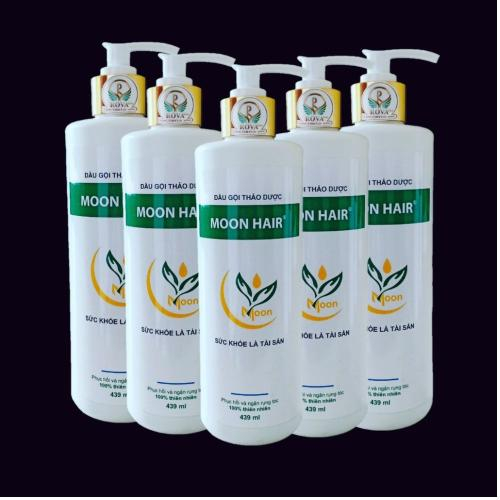 Dầu Gội Xả Thảo Dược Moon Hair - 439ml - Giải Pháp Chăm Sóc Tóc Tự Nhiên
