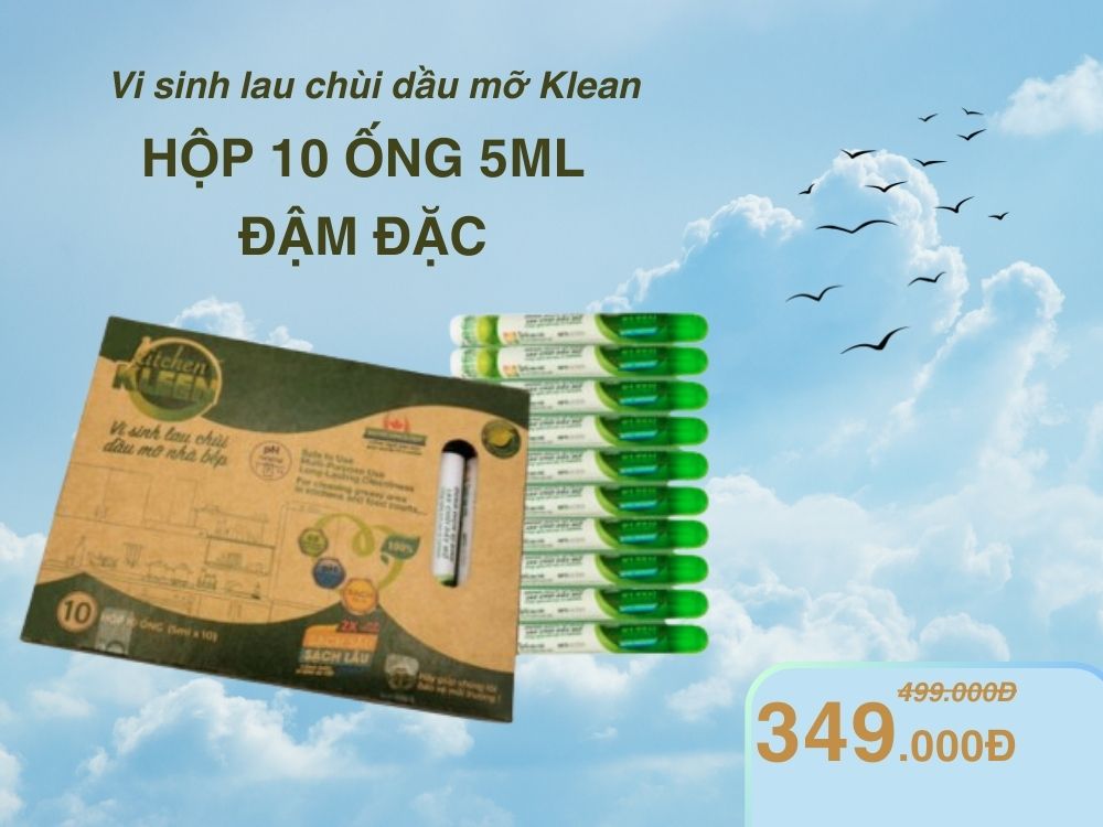 2. Tại sao Hộp Vi Sinh Lau Chùi Dầu Mỡ Kleen là lựa chọn tốt nhất?