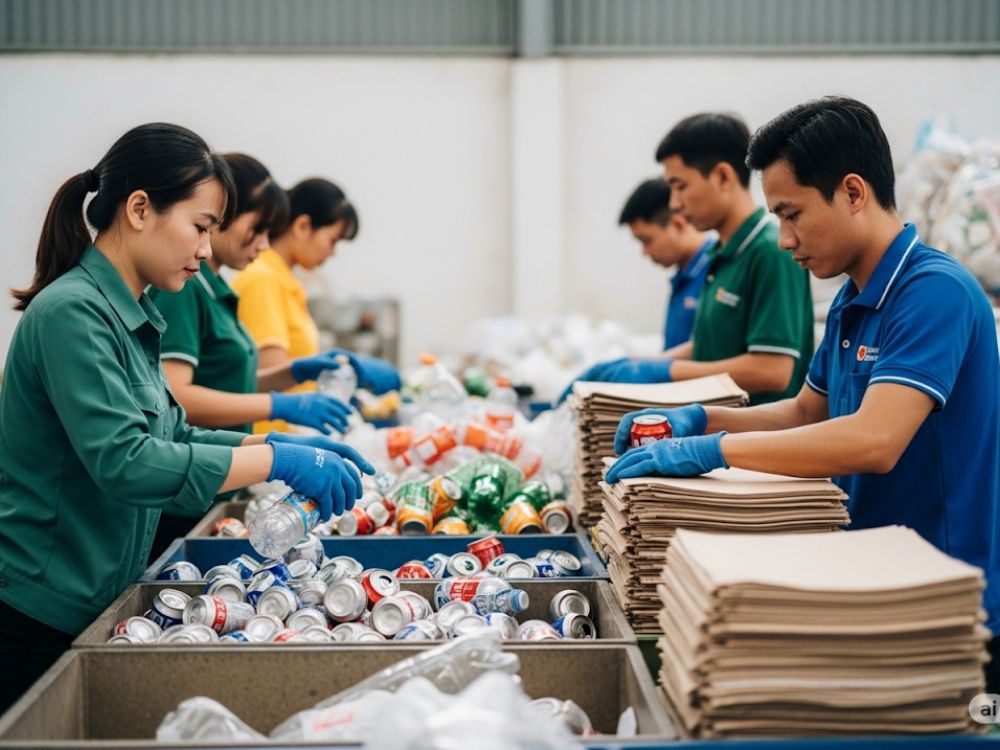 3. Chọn vật liệu tái chế