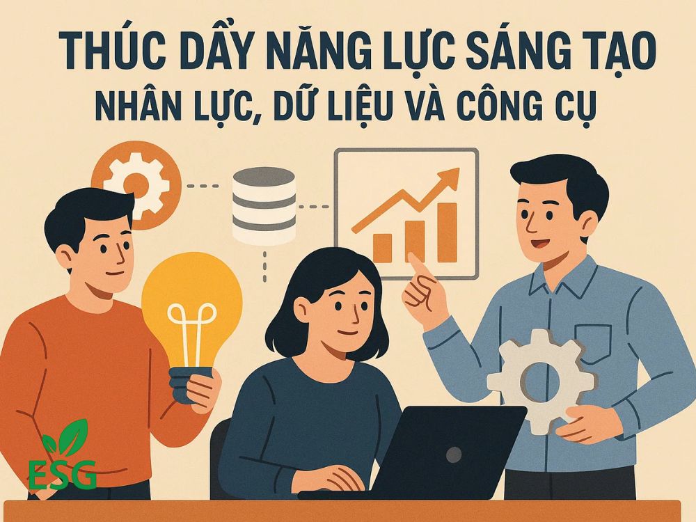 4. Thúc đẩy năng lực sáng tạo: Nhân lực, dữ liệu và công cụ