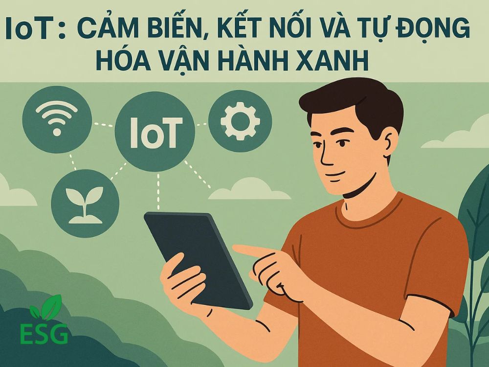 2. IoT: Cảm biến, kết nối và tự động hóa vận hành xanh