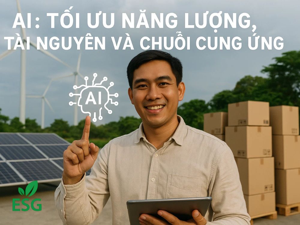 1. AI: Tối ưu năng lượng, tài nguyên và chuỗi cung ứng