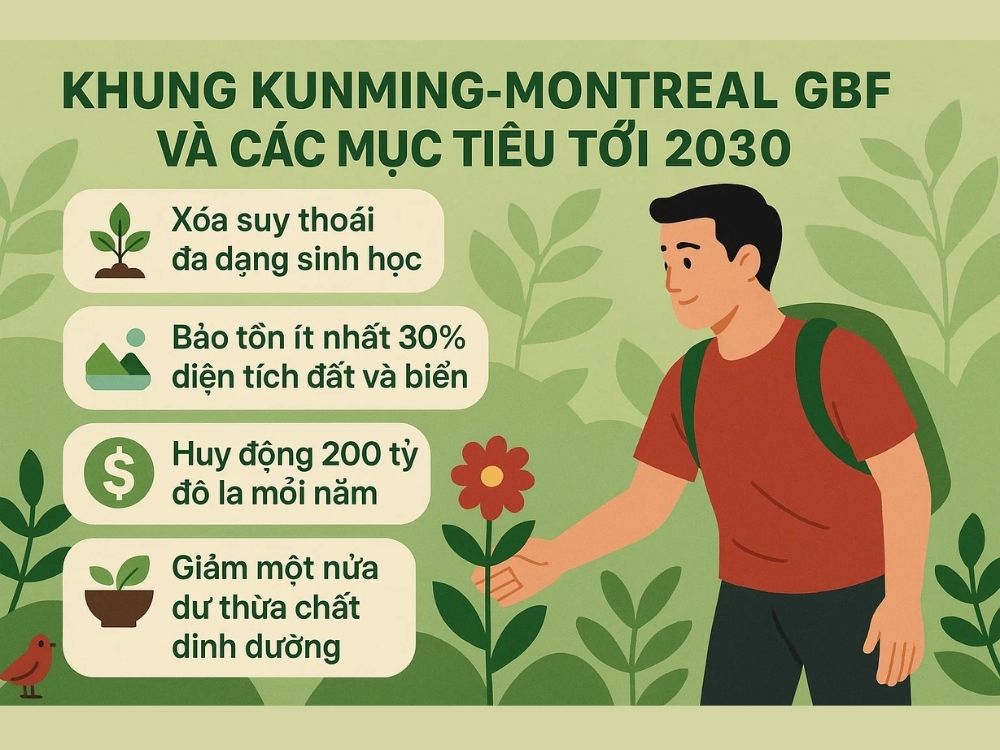 1. Khung Kunming–Montreal GBF và các mục tiêu tới 2030