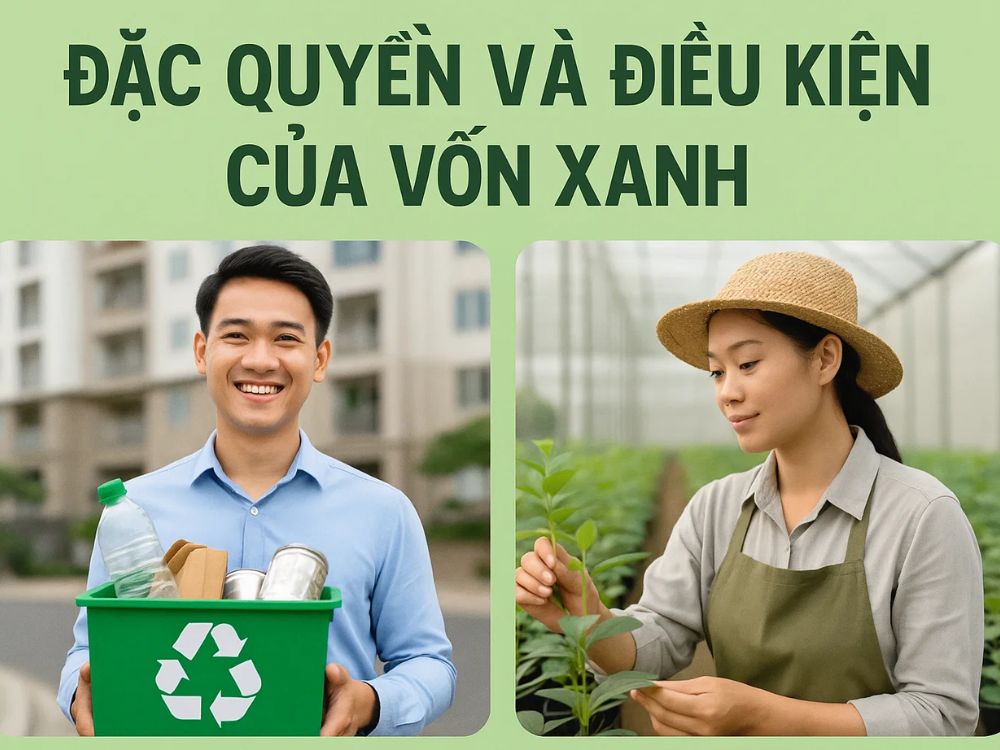 3) Đặc quyền và điều kiện của vốn xanh