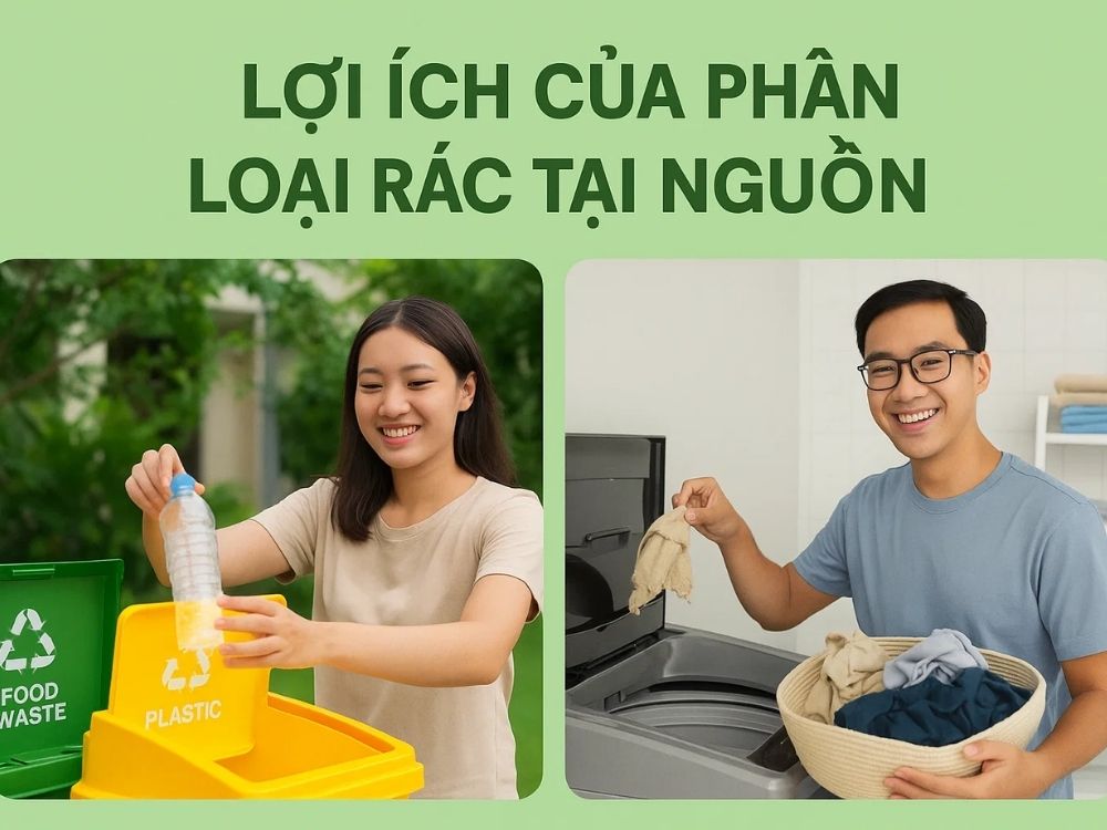2) Lợi ích của phân loại rác tại nguồn