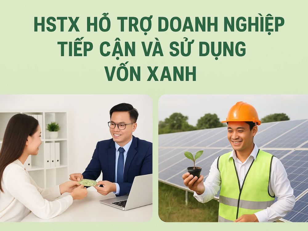 5) HSTX hỗ trợ doanh nghiệp tiếp cận và sử dụng vốn xanh