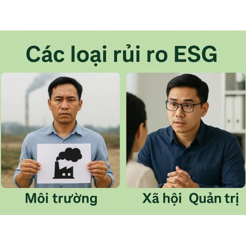 2. Các loại rủi ro ESG (Môi trường, Xã hội, Quản trị)