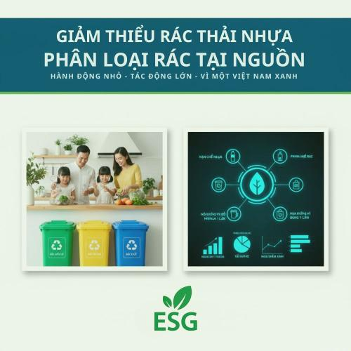 Giảm Thiểu Rác Thải Nhựa Và Phân Loại Rác Tại Nguồn