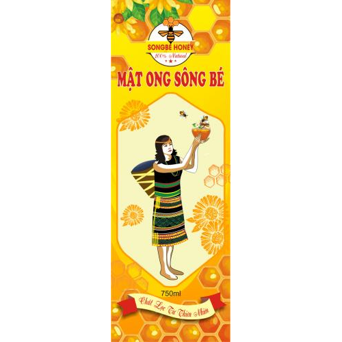 Mật Ong Sông Bé (Chai 750ml)