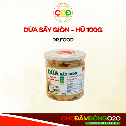 Dừa Sấy Giòn Dr.Foods Hũ 100g