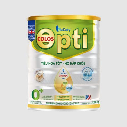 Sữa Bột COLOS OPTI 0+ Lon 800gr (0-12 Tháng)