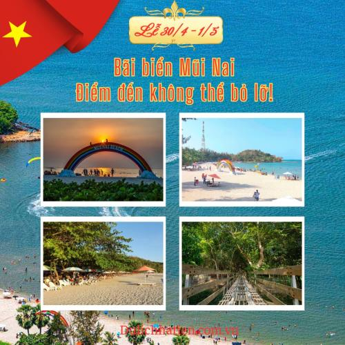 Bãi biển Mũi Nai - Dịp lễ 30/4-1/5